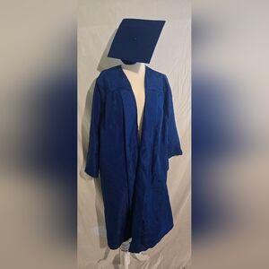Jostens Blue Graduation Cap